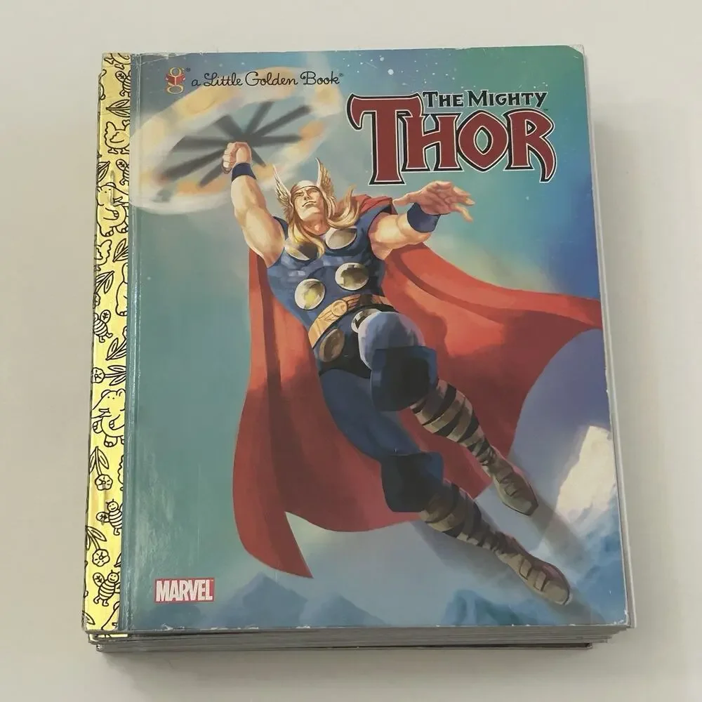 Marvel Avengers Little Golden Book Lot 11 Dr Strange Spider Man Cap America….